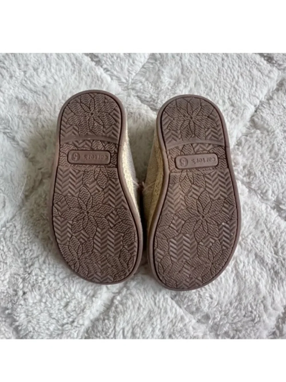 Carters | Cream and Pink Ice Cream Cone Ari Espadrille Shoes | Size 5 Toddler